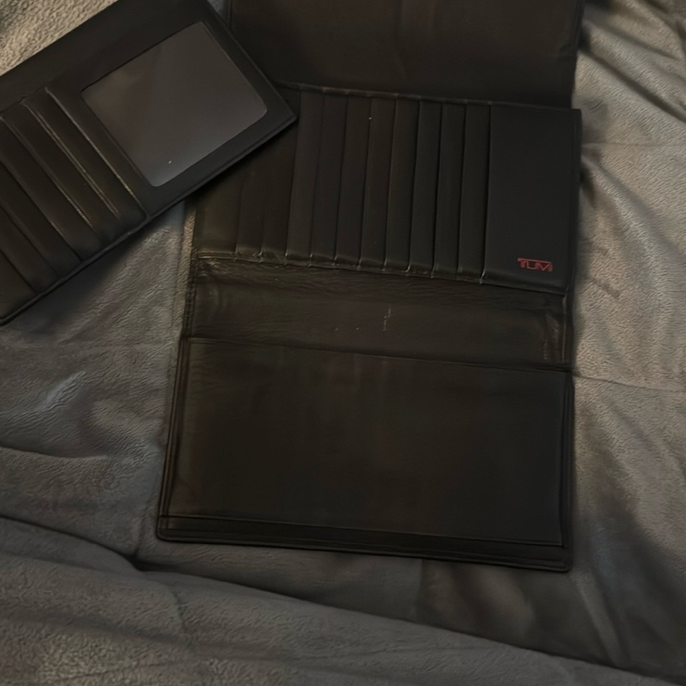 Tumi Black Leather Wallet
